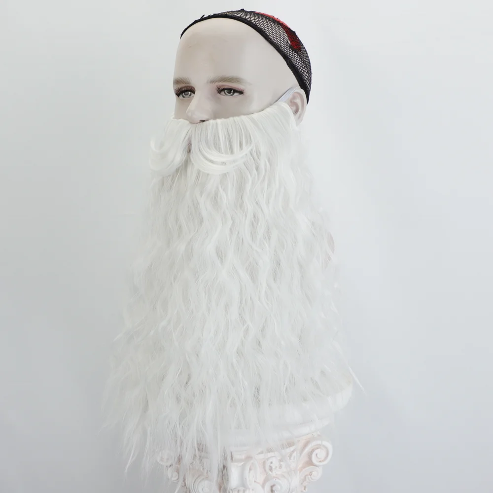 Halloween Masquerade Fake Beard Synthetic Hair Fake FaceMustache Cosplay Costume Party thumbnail 3
