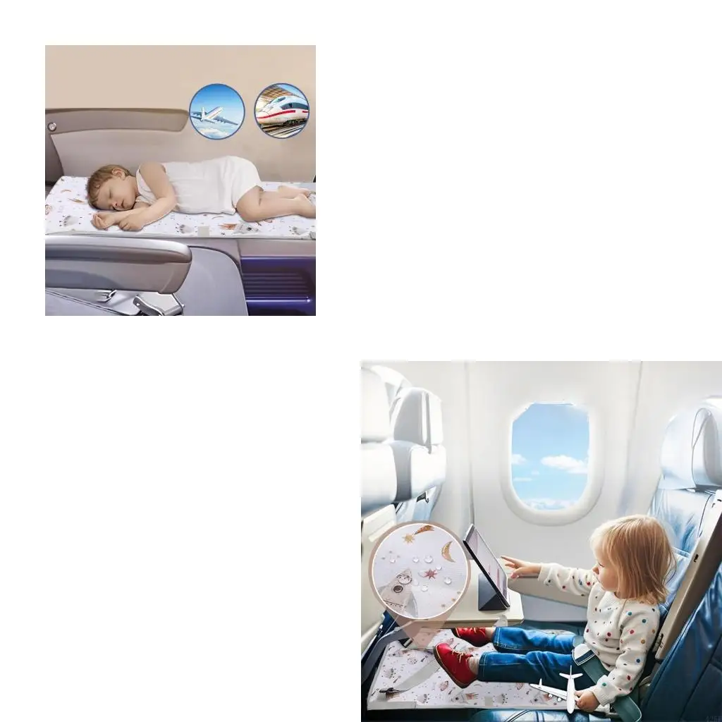 Plane Foot Hammock for Children Enhances Flight Experience Foldable Design Enjoy Comfortable Sleeping Space 425F