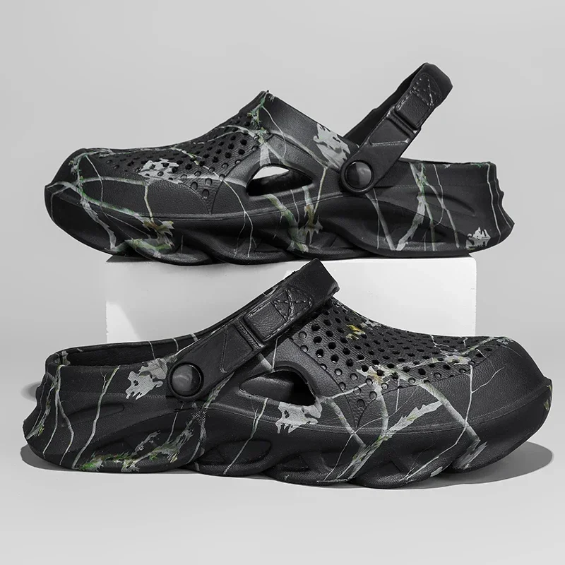 Plus Size 46 47 Summer Sandals for Men and Women Breathable EVA Beach Slippers Men Clogs Men Flip Flops Comfort Men Casual Shoes thumbnail 4