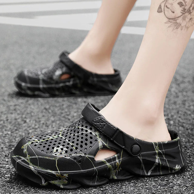 Plus Size 46 47 Summer Sandals for Men and Women Breathable EVA Beach Slippers Men Clogs Men Flip Flops Comfort Men Casual Shoes thumbnail 6