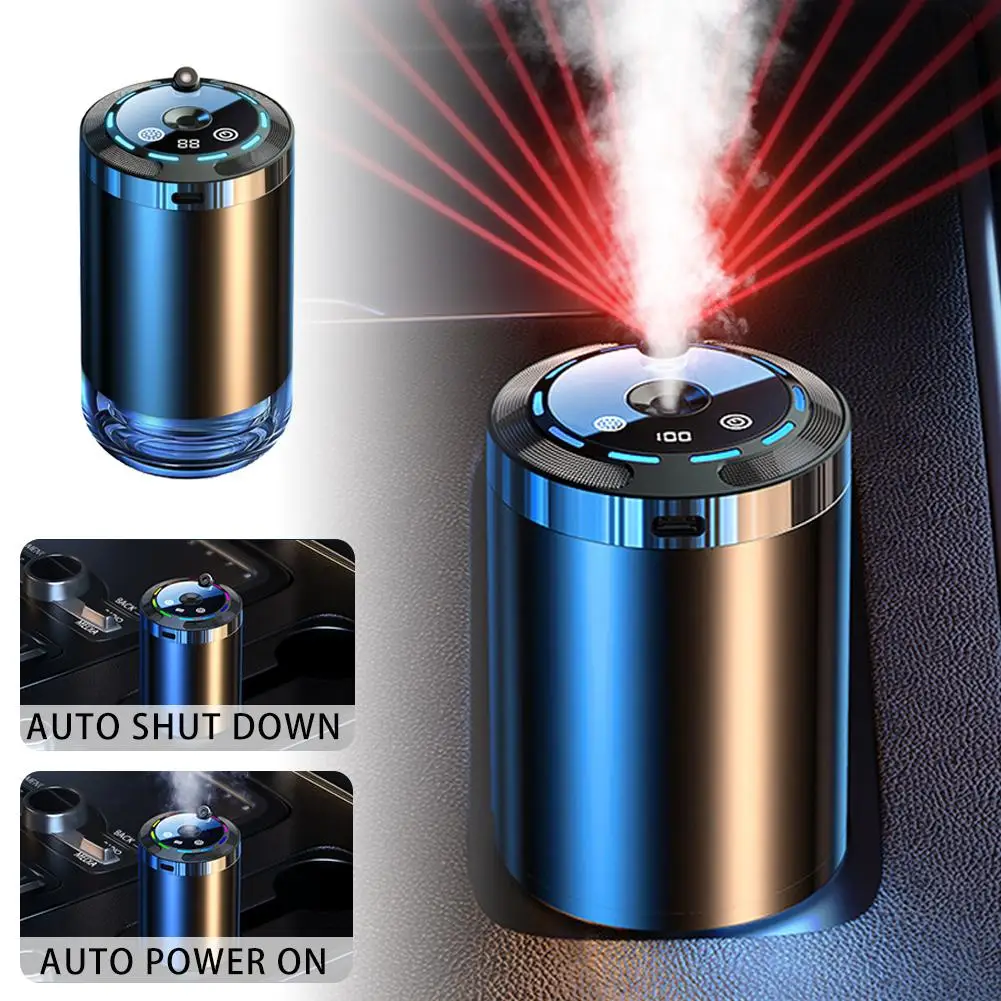 Car Electric Air Diffuser Aroma Car Air Vent Humidifier Mist Aromatherapy Removing Odor Eliminator Auto Tools thumbnail 2