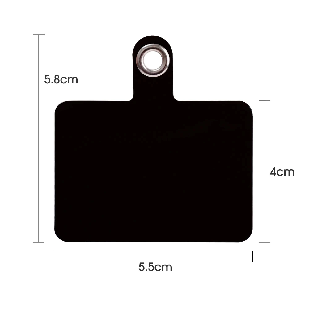 Protable Anti-fall Clear Phone Lanyard Cards Replaceable Flexible Tether Tabs Transparent Phone Case Pandent Gasket for IPhone thumbnail 6