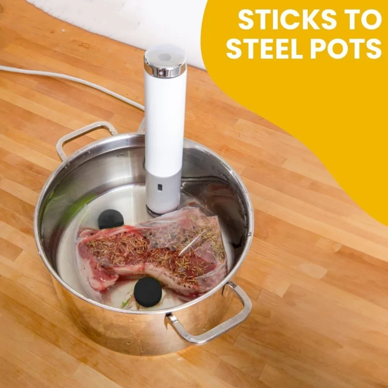 8-Pack Sous Vide Weights - Food-Safe Magnetic Weights for Slow Cooker & Sous Vide Bags | Heavy-Duty Kitchen Magnets to Keep thumbnail 2