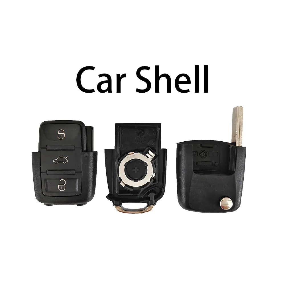 Sunshine 1K0959753N 3BTN 434 MHZ ID48 Chip Smart Remote Car Key Fob For Volkswagen VW Golf 5 Jetta Tiguan Polo With HU66 Blade thumbnail 3