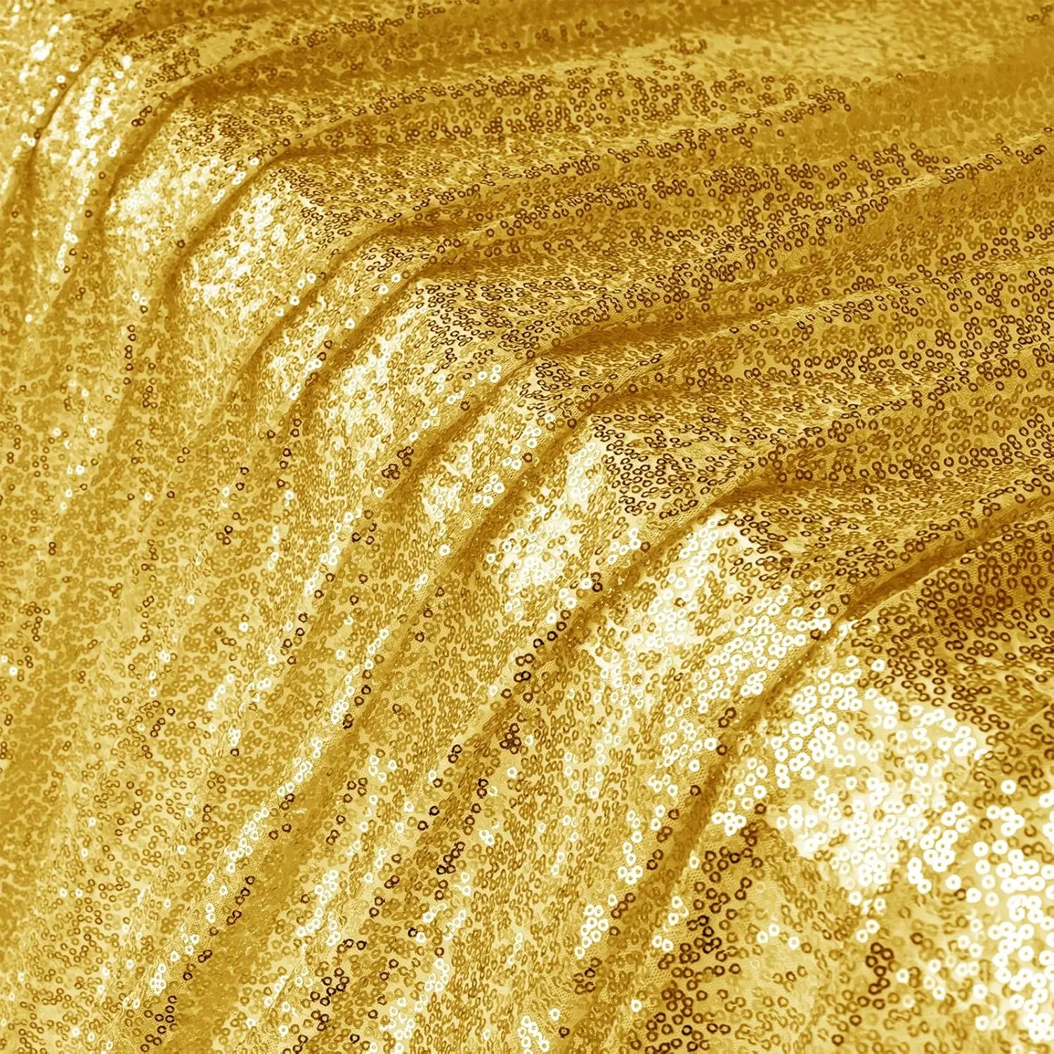 Encrypted 3mm Sequin Fabric Flashing Chip Embroidered Mesh Wedding Tablecloth Decor Dress Clothing Wedding Birthday Home Decor thumbnail 3
