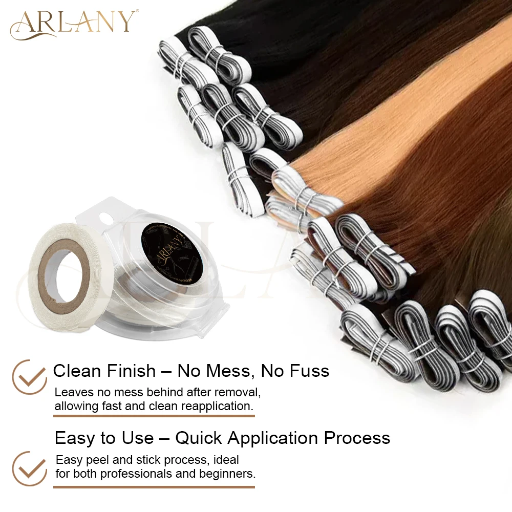 ARLANY 3Yards Single Sided Tape Roll for Tape In Extensions Replacement Hair System Tape Roll Invisible Extensions Strong Hold thumbnail 6