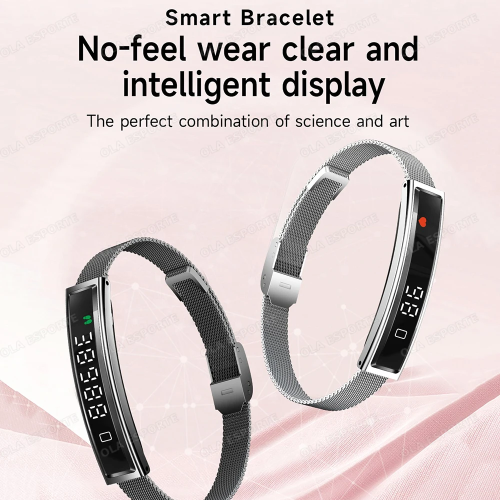 2025 New Smart Watch Pedometer Health Smart Bracelet Women Men Sports Fitness Waterproof Heart Rate Sleep Monitoring Wristbands thumbnail 2