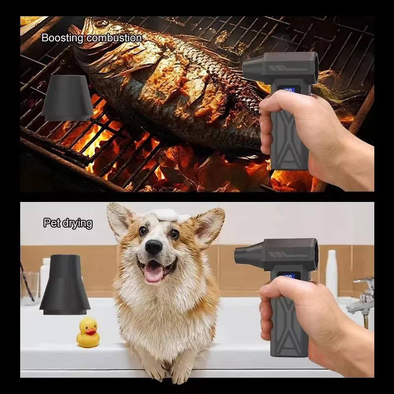 Powerful Air Blower 130000RPM Turbo Jet Blower Brushless Vacuum Cleaner For PC/Keyboard/Home/Car Cleaning Air Duster Fan Blower thumbnail 4