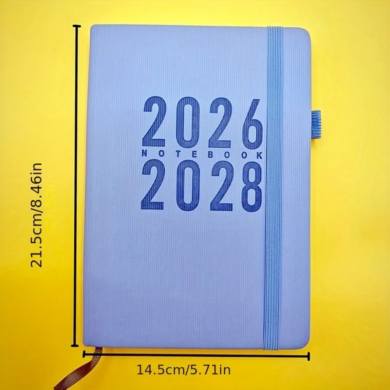 3-Year Monthly Planner Calendar 2026-2028-January To December,Softcover with Elastic Pen Holder, Diary Writing Minimalist Design thumbnail 2