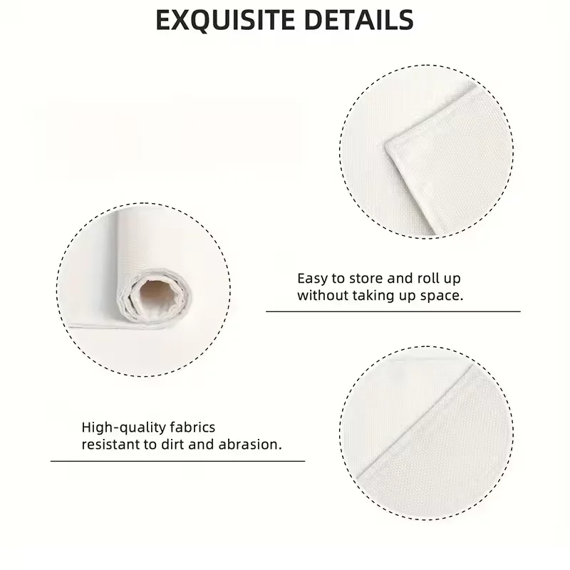 VIKAM 4/6/8/10pcs Vintage Rose Print Table Mat Easy-to-Clean Dining Table Protective Pad Kitchen Restaurant Placemat Decoration thumbnail 5