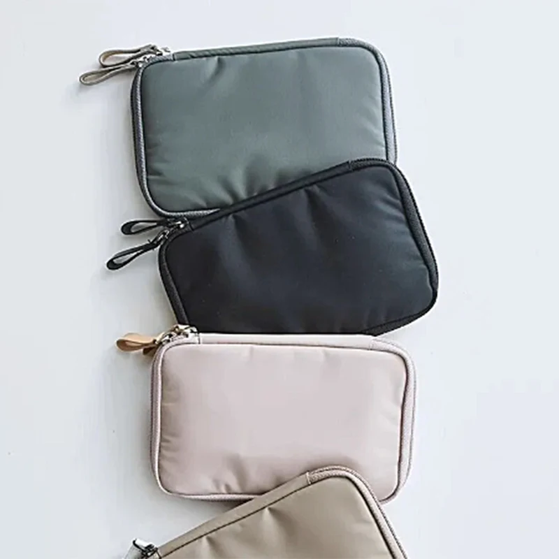 Travel Zip Large Capacity Passport Wallet Canvas Business Trip Multifunction Card Holder Fashion Portable Woman Man Phone Purse thumbnail 2