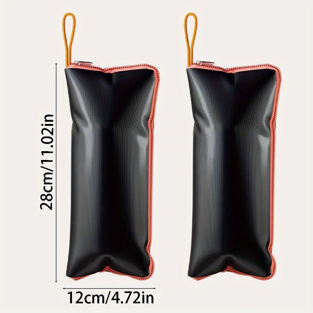 Absorbs Water Wet Umbrellas Bag Reusable Portable Umbrella Storage Cover with Handle Umbrellas Carry Case Travel thumbnail 3