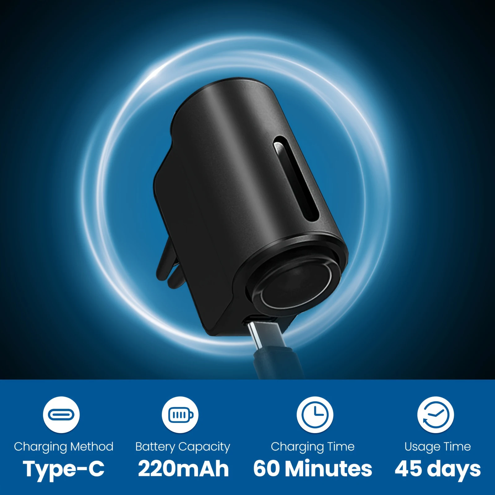 Car Air Freshener Electric Auto Aroma Diffuser Car Air Vent Essential Oil Mist Humidifier Fragrance Diffuser Aromatherapy thumbnail 5
