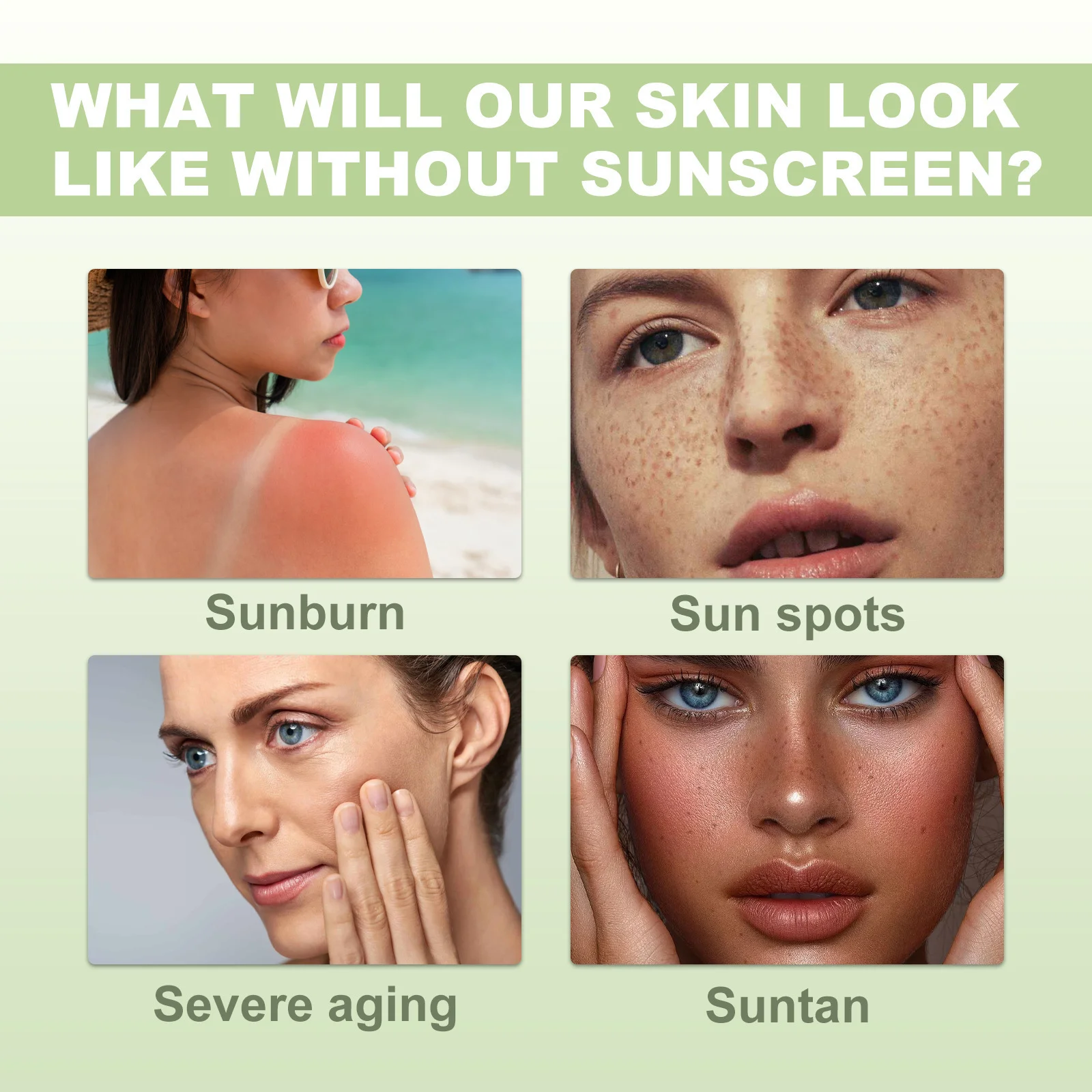 Spf 50+ Sunscreen Stick UV Protective Brightening Waterproof Sweatproof Refreshing Deep Moisturizing Lightweight Sunscreen Stick thumbnail 3