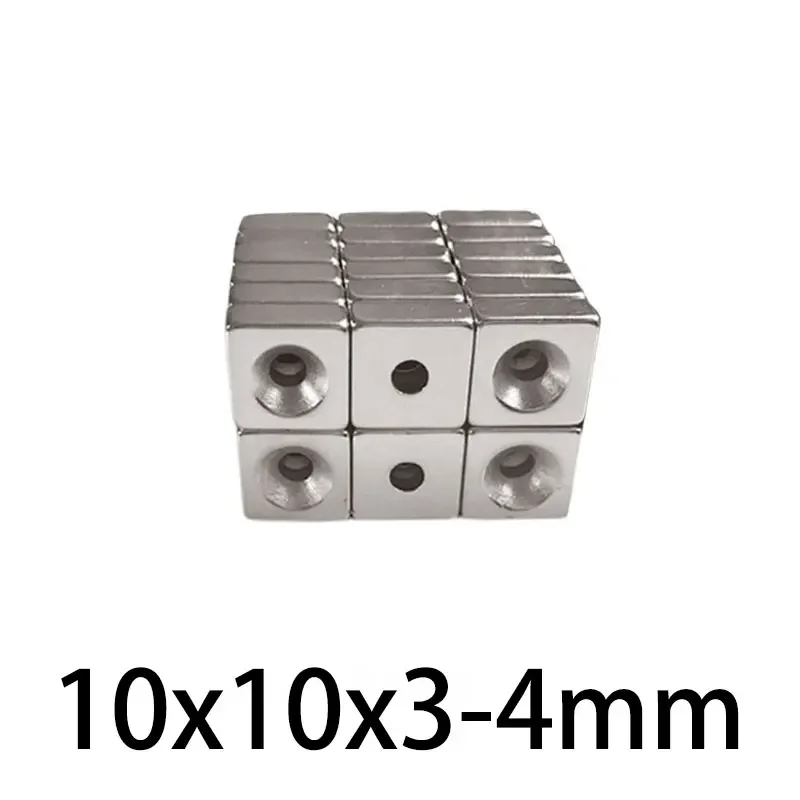 10x10x3-4mm Super Strong Square Magnet 10x10x3-4mm For Home Refrigerators, Offices DIY  10x10x3-4mm thumbnail 6