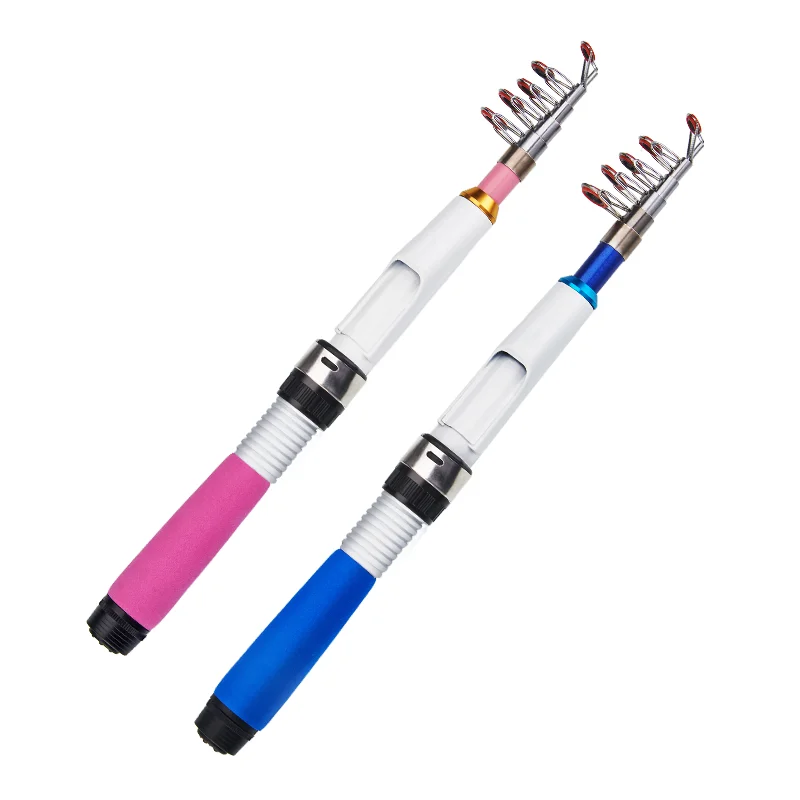 DEUKIO Mini Fishing Pole Kits With Telescopic Fishing Rod And Spinning Reel Baits Travel Pole Set for Beginner Children thumbnail 5