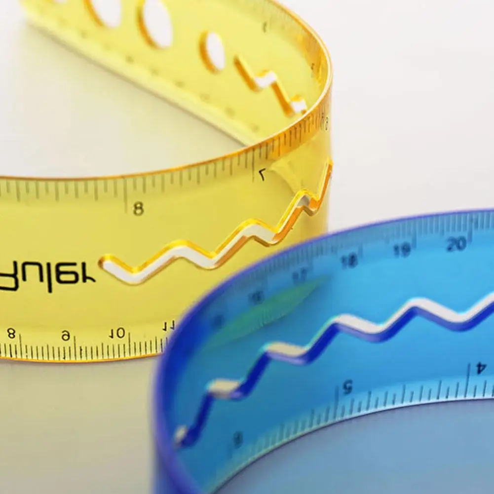 30cm Soft Ruler Flexible Ruler Creative Stationery Rule School Supply Student Stationery Ruler Folding Ruler thumbnail 3