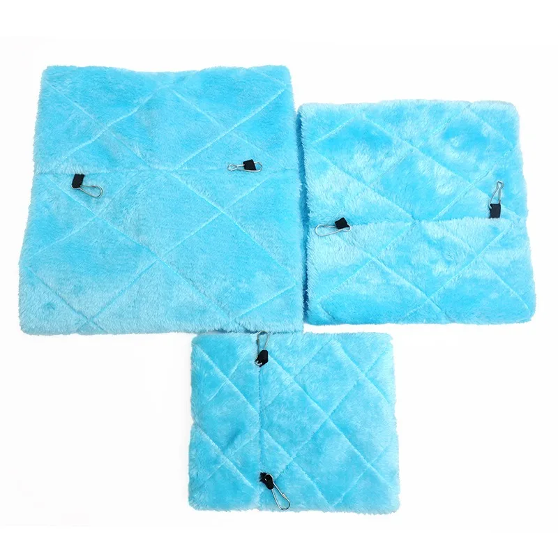 Bird Bed Winter Pet Bird Parrot Cages Warm Plush Hammock Hut Tent Bed Hanging Cave for Sleeping and Hatching Bird Accessories thumbnail 6