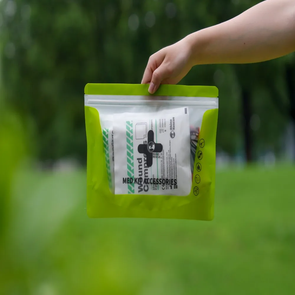 Rhino Rescue Outdoor & Home First Aid Refill Bag – Emergency Supplies with Survival Blanket, Bandages, Gauze Pads, Trauma Shears thumbnail 6