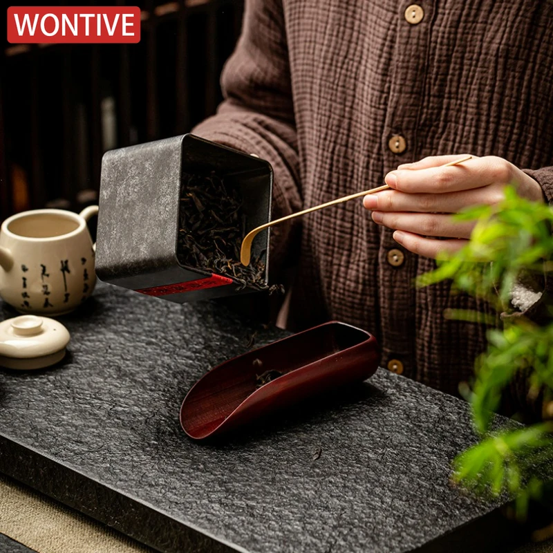 Matcha Scoop Crafting Long Handle Traditional Tea Ceremonial Chashaku Chinese Tea Spoon for Decoration Gift Home Coffee Kitchen thumbnail 4