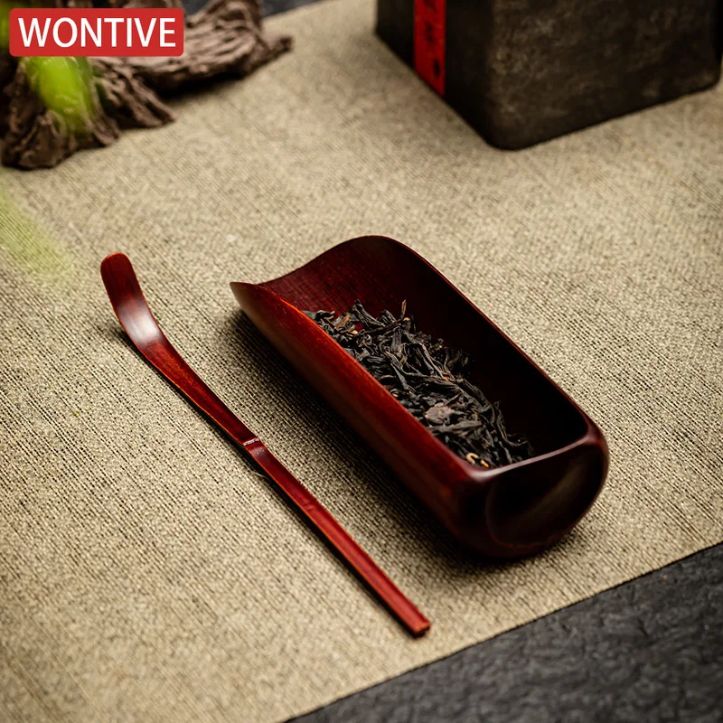 Matcha Scoop Crafting Long Handle Traditional Tea Ceremonial Chashaku Chinese Tea Spoon for Decoration Gift Home Coffee Kitchen thumbnail 3