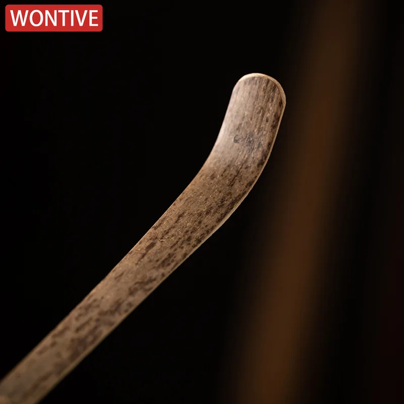 Matcha Scoop Crafting Long Handle Traditional Tea Ceremonial Chashaku Chinese Tea Spoon for Decoration Gift Home Coffee Kitchen thumbnail 6