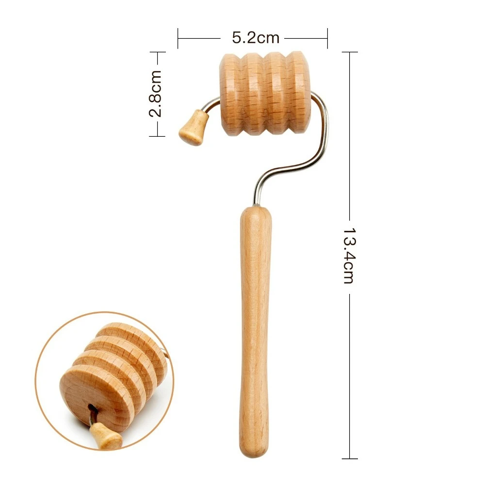 6/7/8Pcs/Set Wooden Facial Massage Tools Scraping Board Anti-Aging Face Massager Kit Roller Durable Manual Massage Tools thumbnail 2