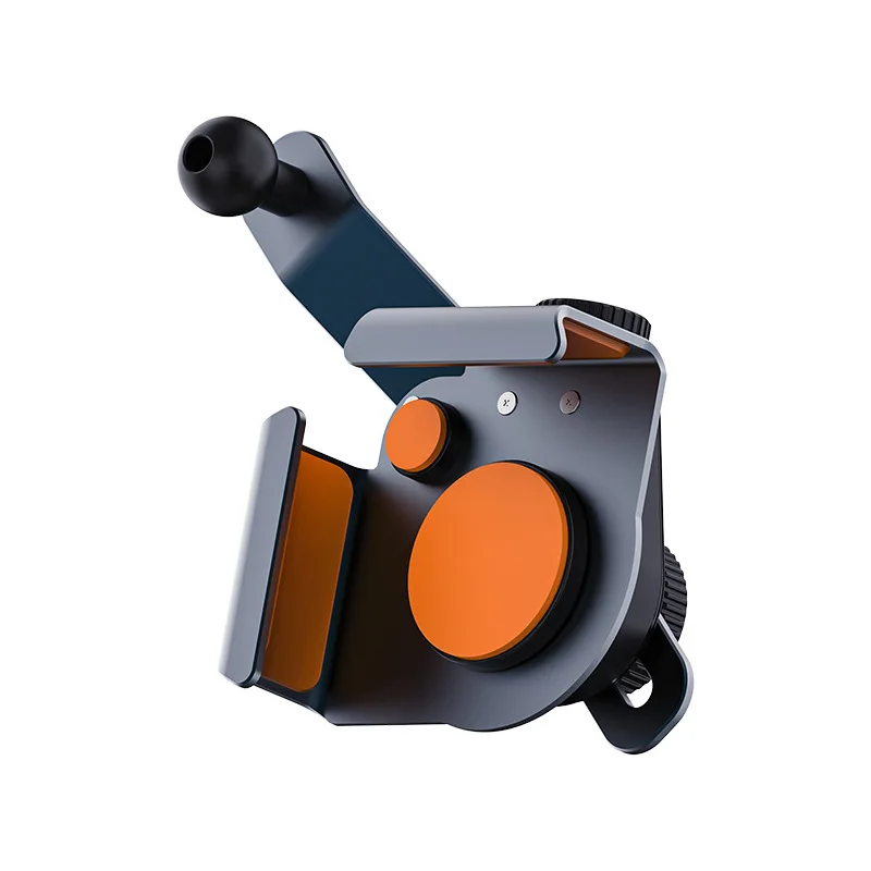 Aluminum Alloy Car Phone Holder Bracket Adjustable Multi-Angle Clasp Style Accessory for Screen Mobile Phone Universal Mount thumbnail 6