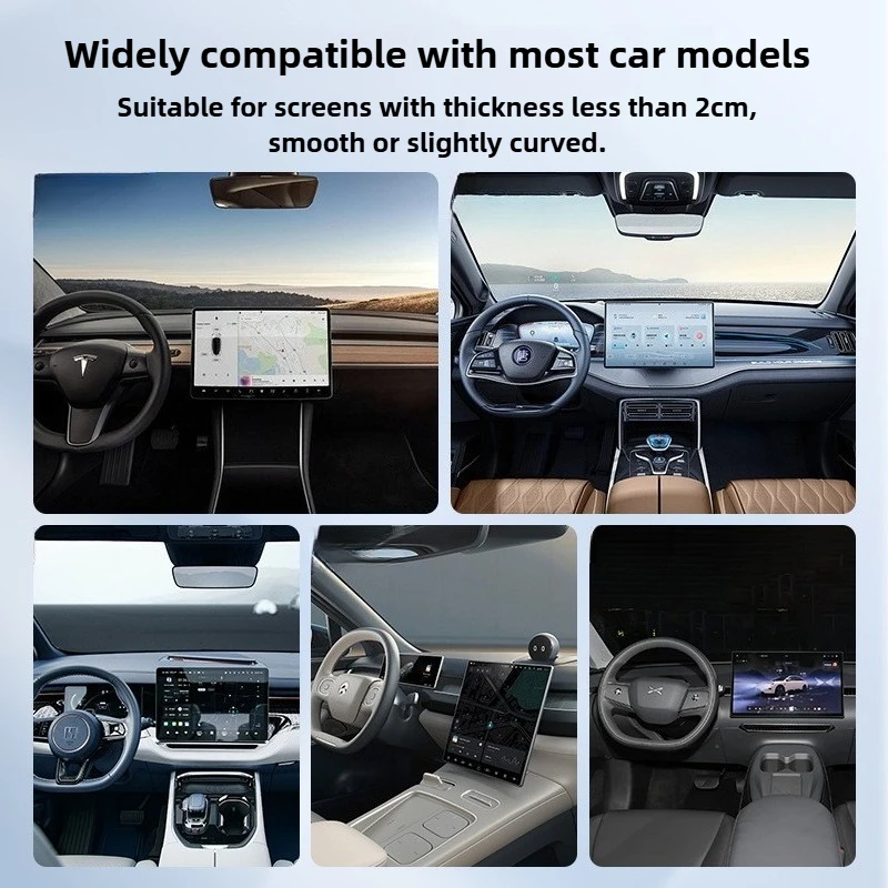 Aluminum Alloy Car Phone Holder Bracket Adjustable Multi-Angle Clasp Style Accessory for Screen Mobile Phone Universal Mount thumbnail 2