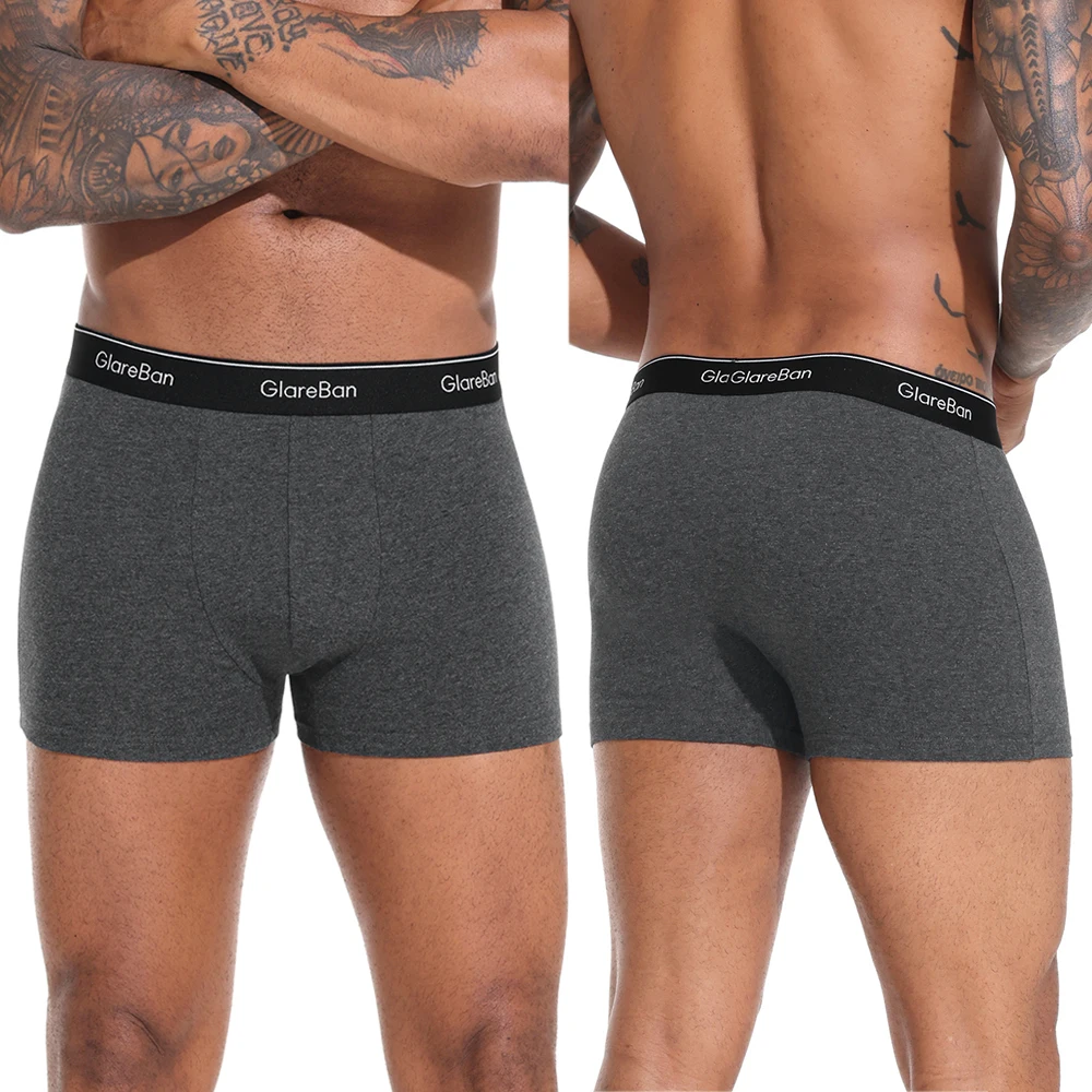 5pcs Pack Cotton Boxer Briefs Men shorts Panties Underwear For Man Brand And Underpants Homme Luxury BoxerShorts Box Slip Box thumbnail 5