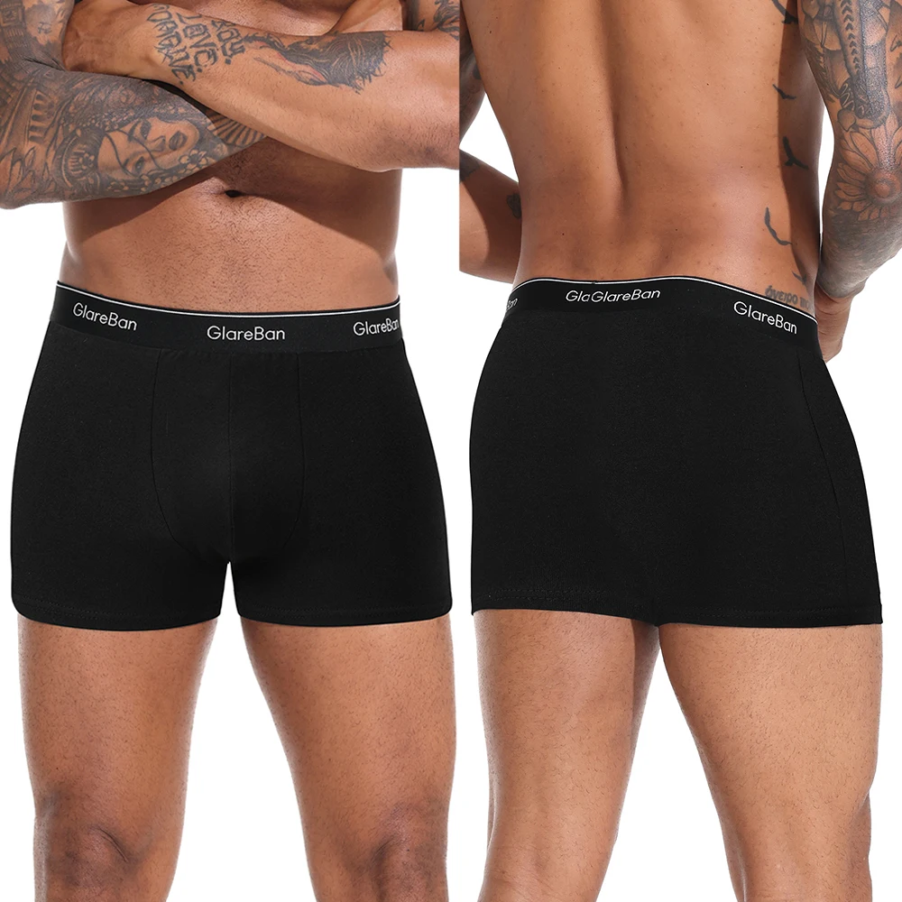5pcs Pack Cotton Boxer Briefs Men shorts Panties Underwear For Man Brand And Underpants Homme Luxury BoxerShorts Box Slip Box thumbnail 4