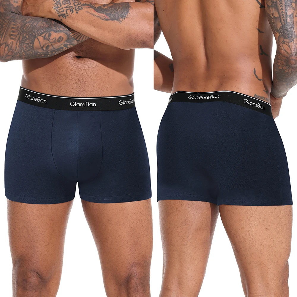 5pcs Pack Cotton Boxer Briefs Men shorts Panties Underwear For Man Brand And Underpants Homme Luxury BoxerShorts Box Slip Box thumbnail 6
