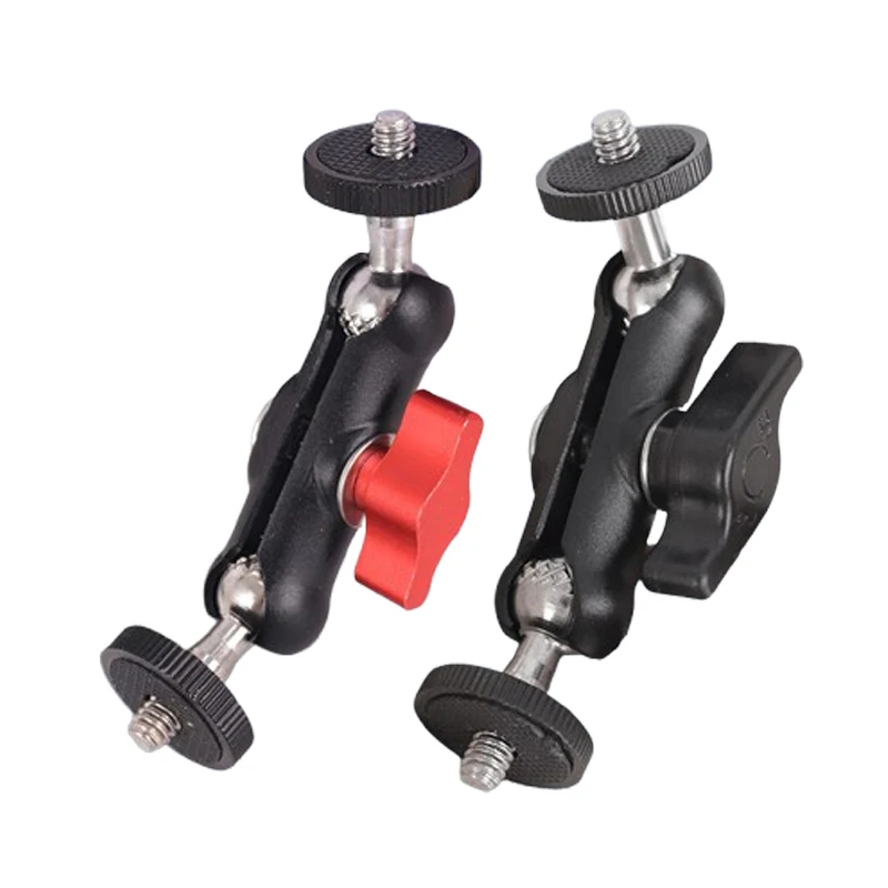 Double Ball Head Articulating Magic Arm With 1/4'' Screw Extend Mount for Monitor Camera Light Mic Photopraphy Accessories