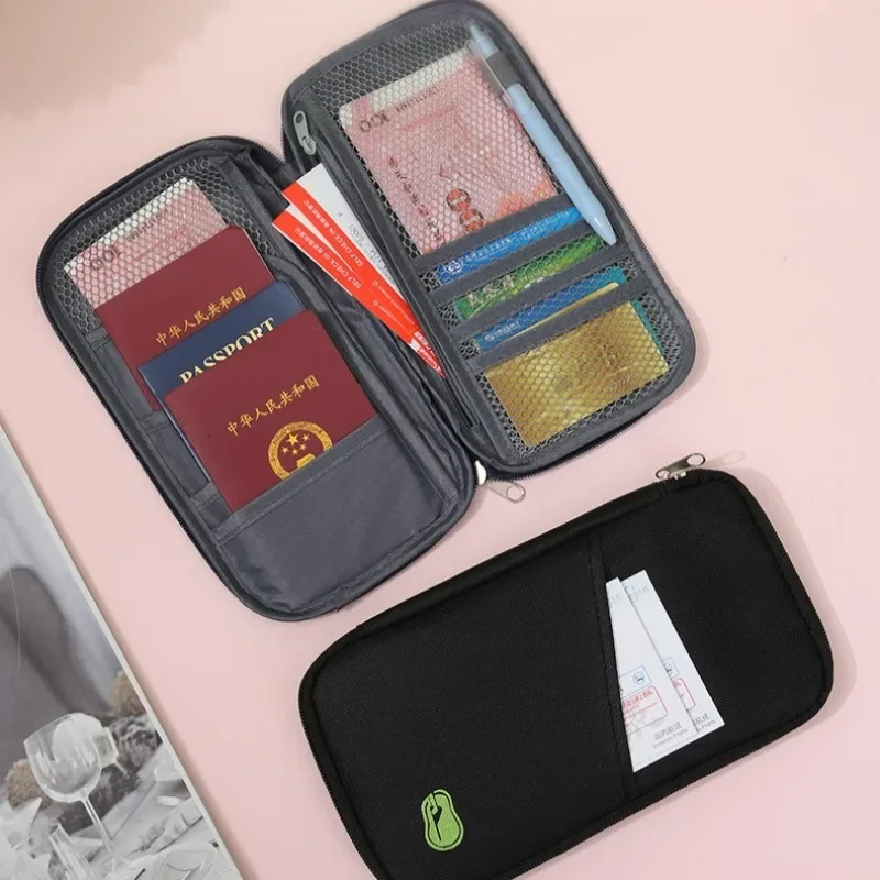 Multi-Functional Wallet-Style Travel Document Holder Men's Women's Style Passport Wallet Organizer Bag Wholesale Stock Available thumbnail 5