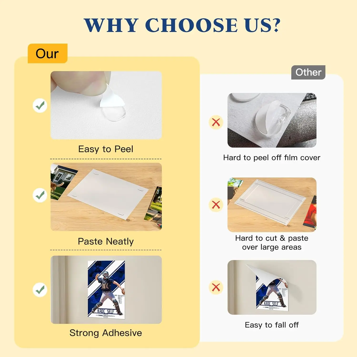 Double-sided Adhesive Round Tape Strong Dot Sticker Transparent No Trace Waterproof Photo Wall Decorative Round Sticker thumbnail 2