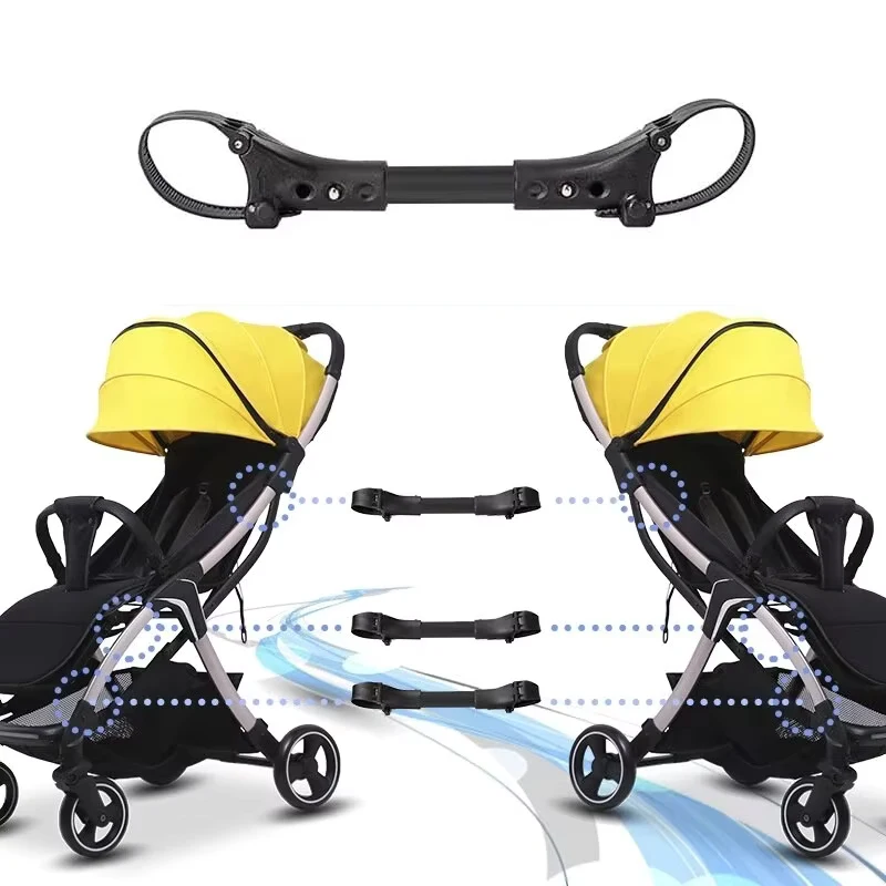 1/3pcs Baby Stroller Connector Twins Baby Stroller Connector Adapter Joints Triplets Infant Cart Secure Strap Adjustable Link