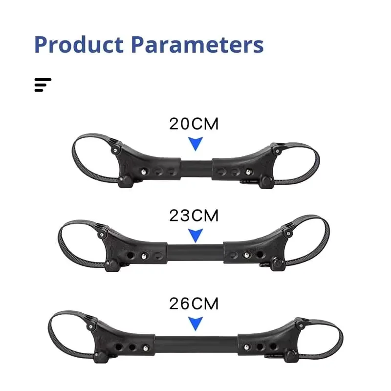 1/3pcs Baby Stroller Connector Twins Baby Stroller Connector Adapter Joints Triplets Infant Cart Secure Strap Adjustable Link thumbnail 5