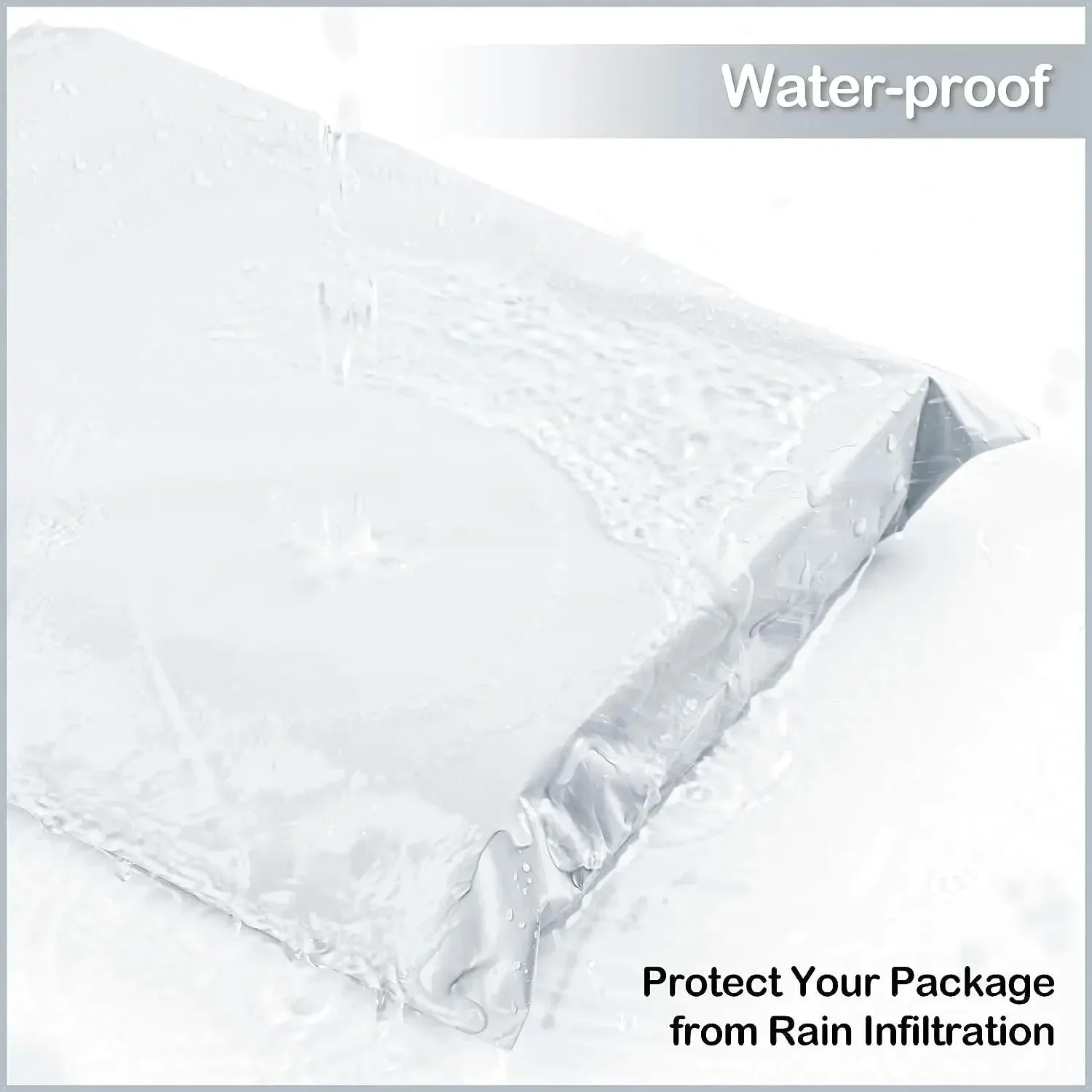 100 Pcs White Shipping Bags Opaque PE Plastic Express Envelope Storage White Color Mailing Bags Self Adhesive Seal Courier Bag thumbnail 4