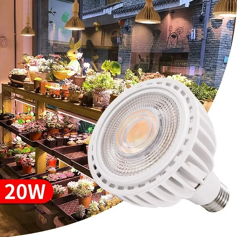 E27,Full Spectrum Indoor Grow Light, Plant Lamp, Growth Bulb, Phyto for Succulent Flowers Seeds, Bonsai Cultivated