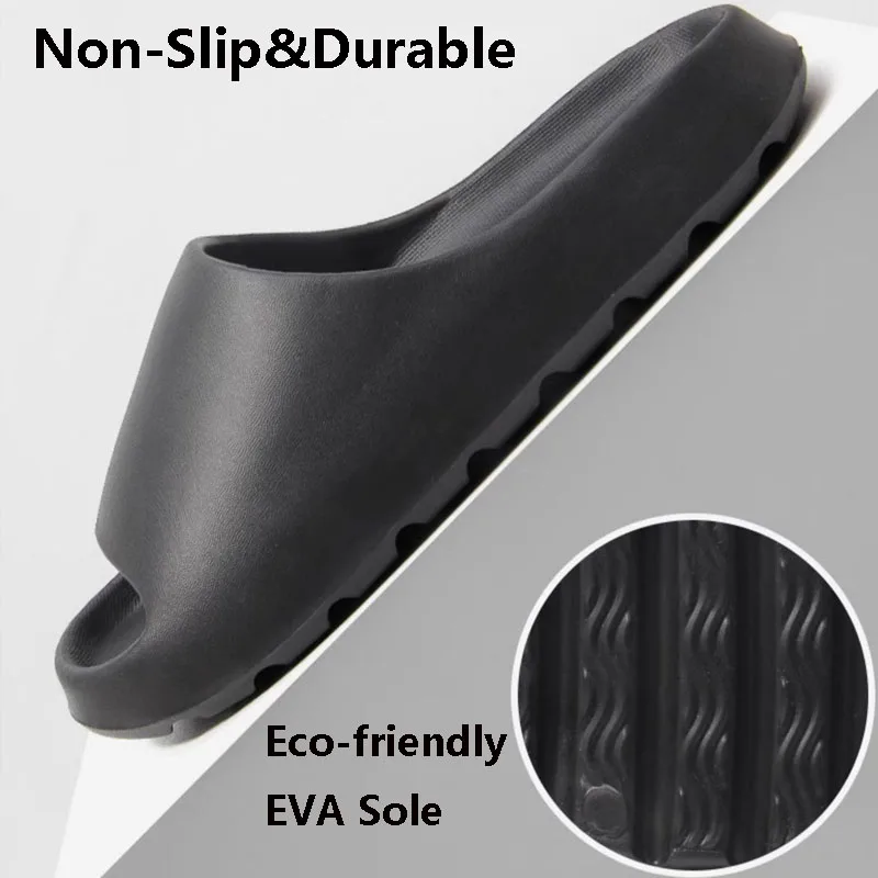 Coconut Slippers Men Women EVA Soft Like Stepping on Shit Thick Soled Sandals Solf Non-slip Wearing Slipper Outdoor Indoor Shoes thumbnail 3