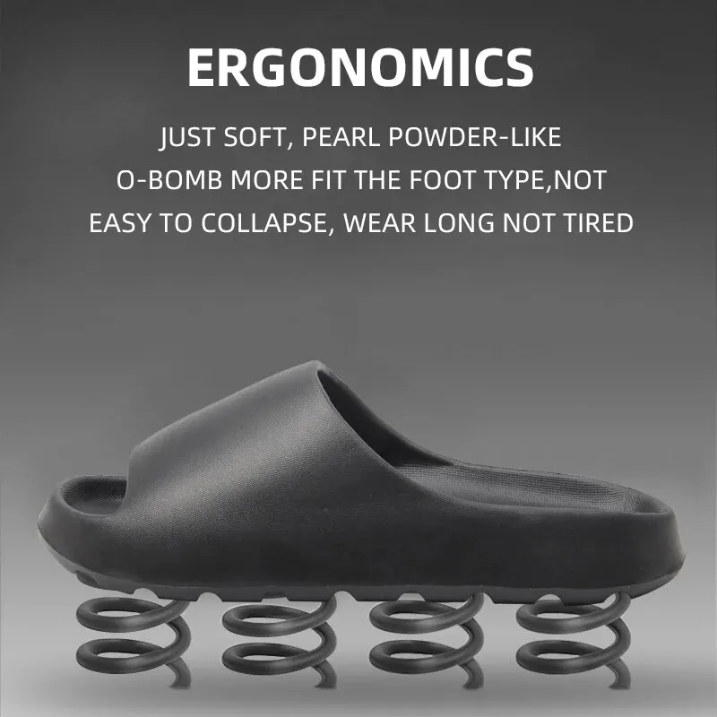 Coconut Slippers Men Women EVA Soft Like Stepping on Shit Thick Soled Sandals Solf Non-slip Wearing Slipper Outdoor Indoor Shoes thumbnail 5
