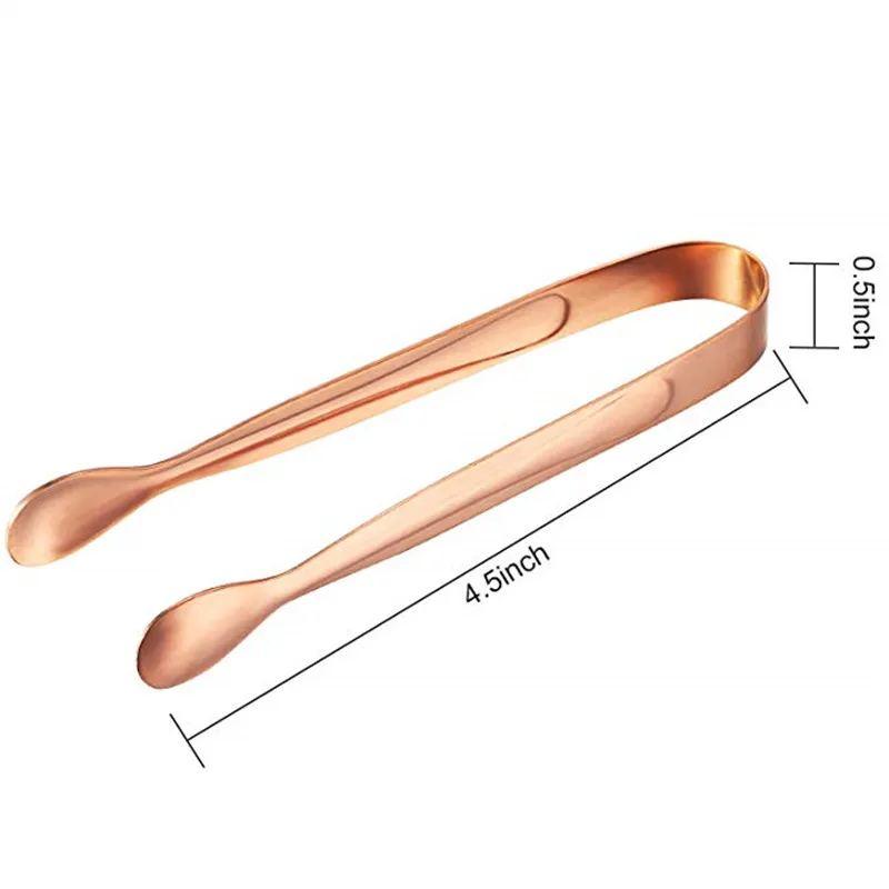 Multicolored Mini Sugar Tongs Small Ice Tongs, Mini Serving Tongs Ice Clip Small Kitchen Tongs for Tea Party Coffee Bar Utensils thumbnail 2