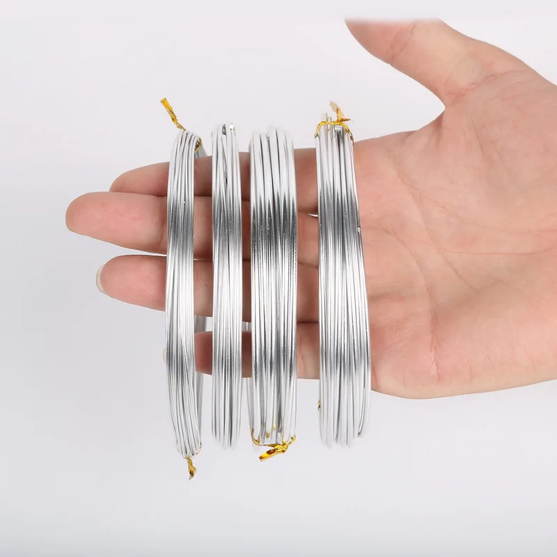 1/1.5/2/2.5/5mm Soft Aluminium Wire Beading Cord Metal Wires For Bracelet Necklace Jewelry Making DIY Findings Accessories thumbnail 4