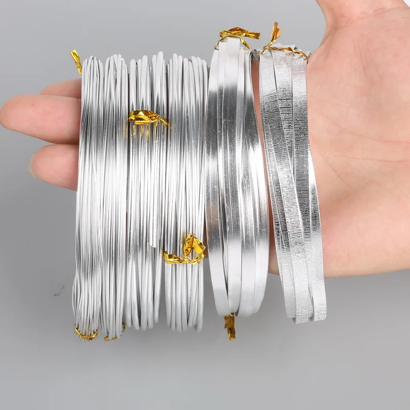 1/1.5/2/2.5/5mm Soft Aluminium Wire Beading Cord Metal Wires For Bracelet Necklace Jewelry Making DIY Findings Accessories thumbnail 3