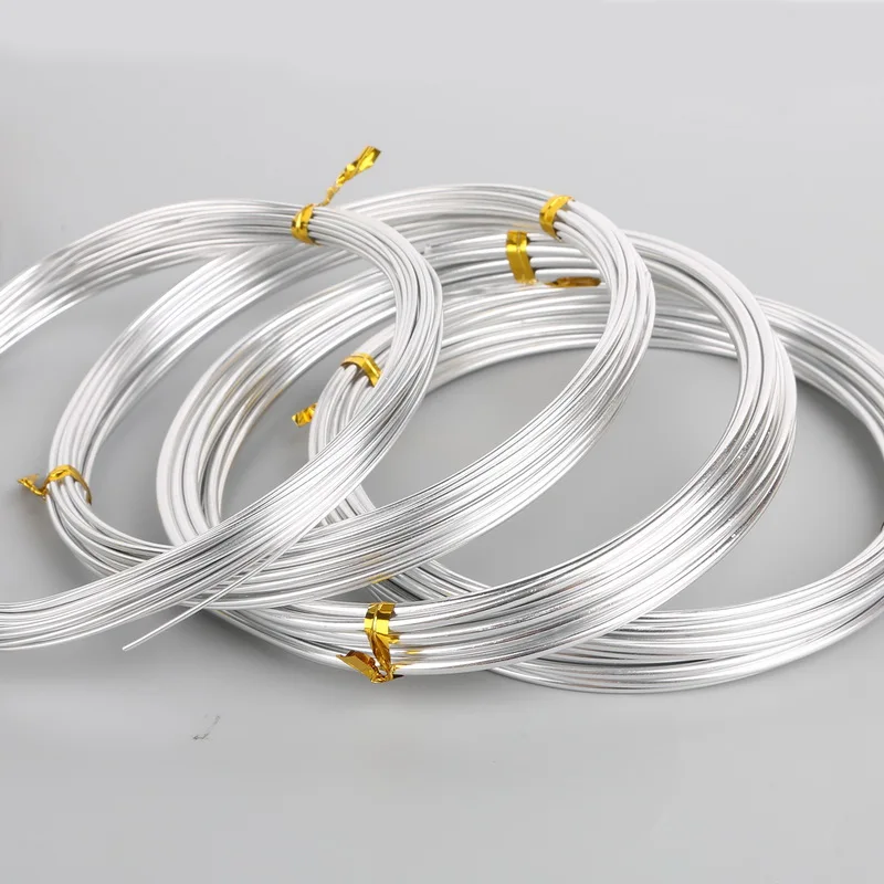 1/1.5/2/2.5/5mm Soft Aluminium Wire Beading Cord Metal Wires For Bracelet Necklace Jewelry Making DIY Findings Accessories thumbnail 2