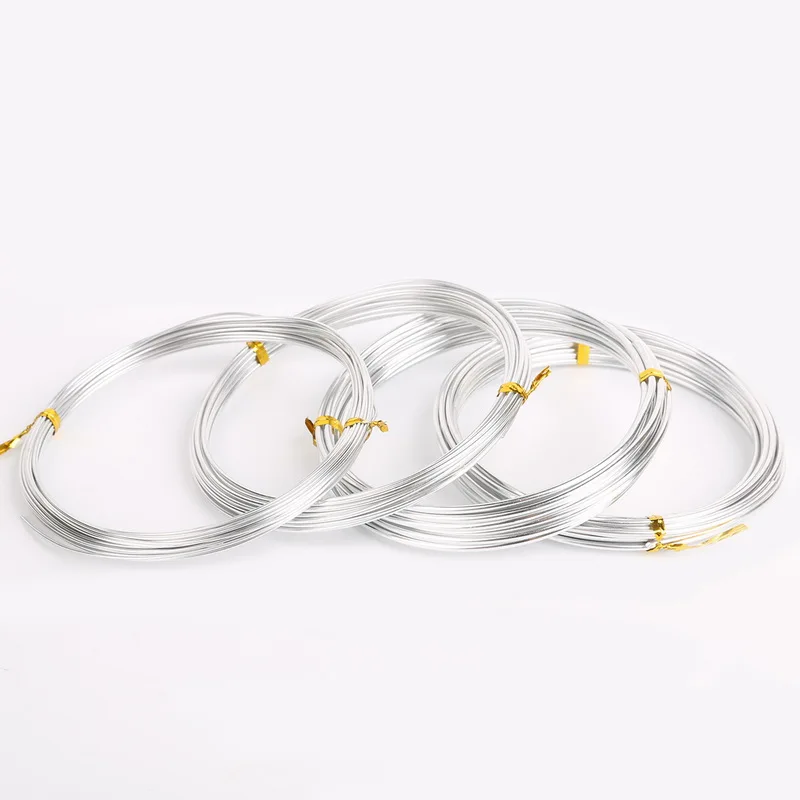 1/1.5/2/2.5/5mm Soft Aluminium Wire Beading Cord Metal Wires For Bracelet Necklace Jewelry Making DIY Findings Accessories thumbnail 5