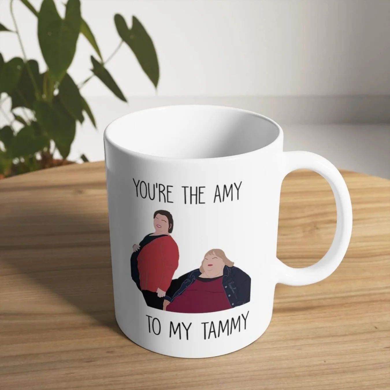 You Are My Amy Mug - 1000 lbs Sister Gift for Her or Him - 11oz Coffee Mug with Heartfelt Design, Dishwasher Safe, White, Tea Mu thumbnail 4