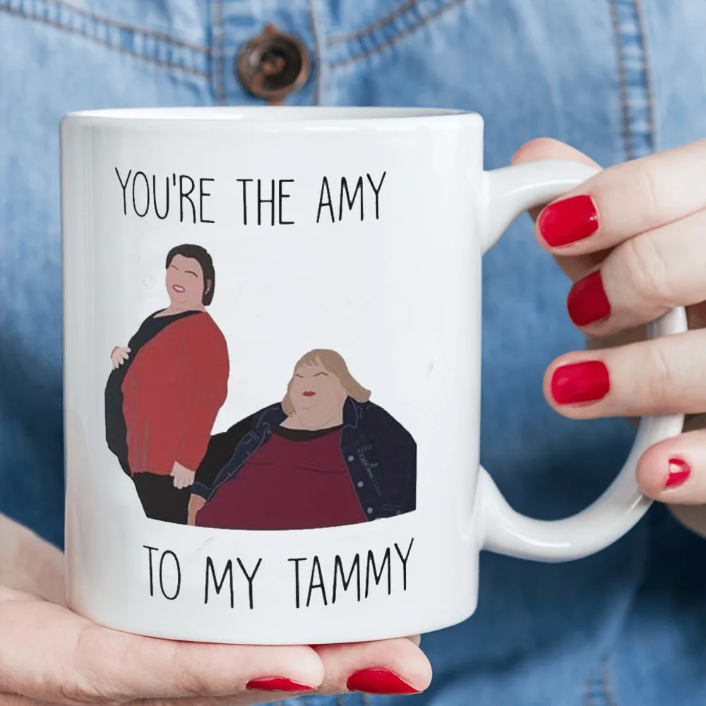 You Are My Amy Mug - 1000 lbs Sister Gift for Her or Him - 11oz Coffee Mug with Heartfelt Design, Dishwasher Safe, White, Tea Mu