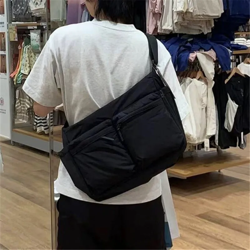Top Quality Thickened Casual Messenger Bag, Single Shoulder Bag Large Capacity Laptop Bag, Multi Pocket Sport Bags for Women Men thumbnail 6