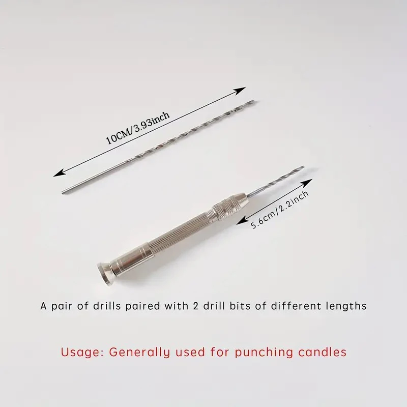 A set of candle punching tools with 2 Multi-Diameter Drill Bits for candle punching DIY Handicrafts DIY Candle Hole Punch Tools thumbnail 4